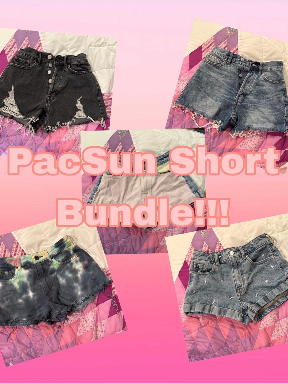 PacSun Mixed Denim Shorts Bundle